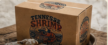 The monthly Tennessee Shrimp Company box