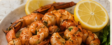 Grilled shrimp skewers