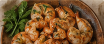 Garlic herb shrimp with fresh parsley